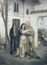 Nathan Greeted by Rachel, 1876